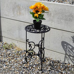 Woodside Heavy Duty Cast Iron Indoor/Outdoor Home/Garden Plant Pot Display Stand