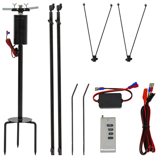 Nitehawk Compact Pigeon Magnet Rotary Machine - Adjustable Speed & Telescopic Arms