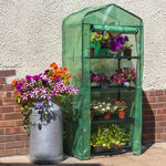 Woodside 4 Tier Garden Greenhouse/Growhouse With Reinforced Cover