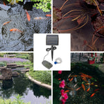 Oxbridge 1 Air Stone Aerator Pond Water Oxygenator Solar Powered Oxygen Pump