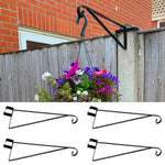 Woodside Hanging Basket Bracket for Concrete Garden Fence Posts, Pack of 4