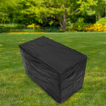 Woodside Black Small Bistro Waterproof Outdoor Garden Patio Set Furniture Cover