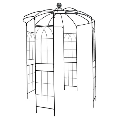 Woodside Santon Metal Garden Birdcage Pergola