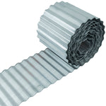 Woodside Galvanised Steel Lawn/Path Border Edging Flexible Fence Rolls - 6 Pack - 30m Total