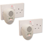 2 x Plug-In Mouse/Rat/Rodent Repeller Ultrasonic Repellent Pest Deterrent