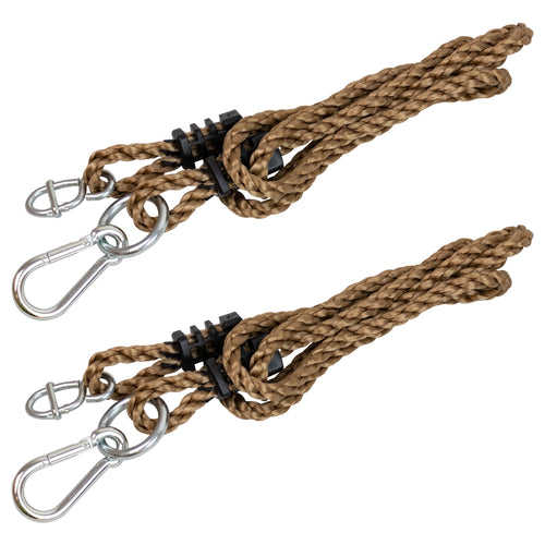 Woodside Childrens/Kids Garden Tree Swing Conversion/Extension Ropes (pack of 2)