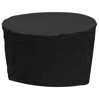 Oxbridge Black Medium Round Waterproof Outdoor Garden Patio Set Furniture Cover