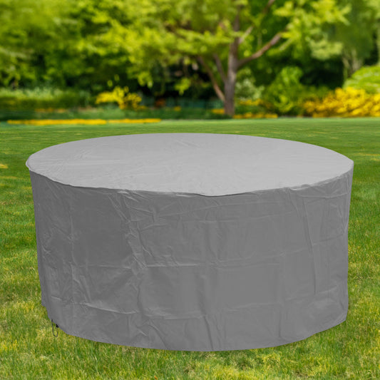 Oxbridge Large Round Patio Set Waterproof Cover GREY