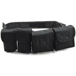 Nitehawk Black Police/Security Heavy Duty Patrol Belt With Pouches