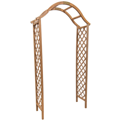 Woodside Keswick Wooden Trellis Garden Arch