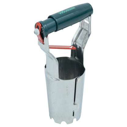 Woodside Bulb Planter Garden Tool Quick & Easy Stainless Steel Planting, Trigger Release