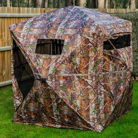 Nitehawk 2-3 Person Pop Up See Through 270 Degree Hunting Blind/Shooting Tent