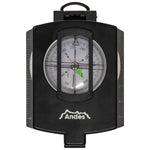 Andes Military Hiking Navigation Compass for Orienteering, Waterproof with Case