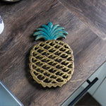 Woodside Decorative Kitchen Table Cast Iron Pineapple Trivet Hot Pot/Pan Stand