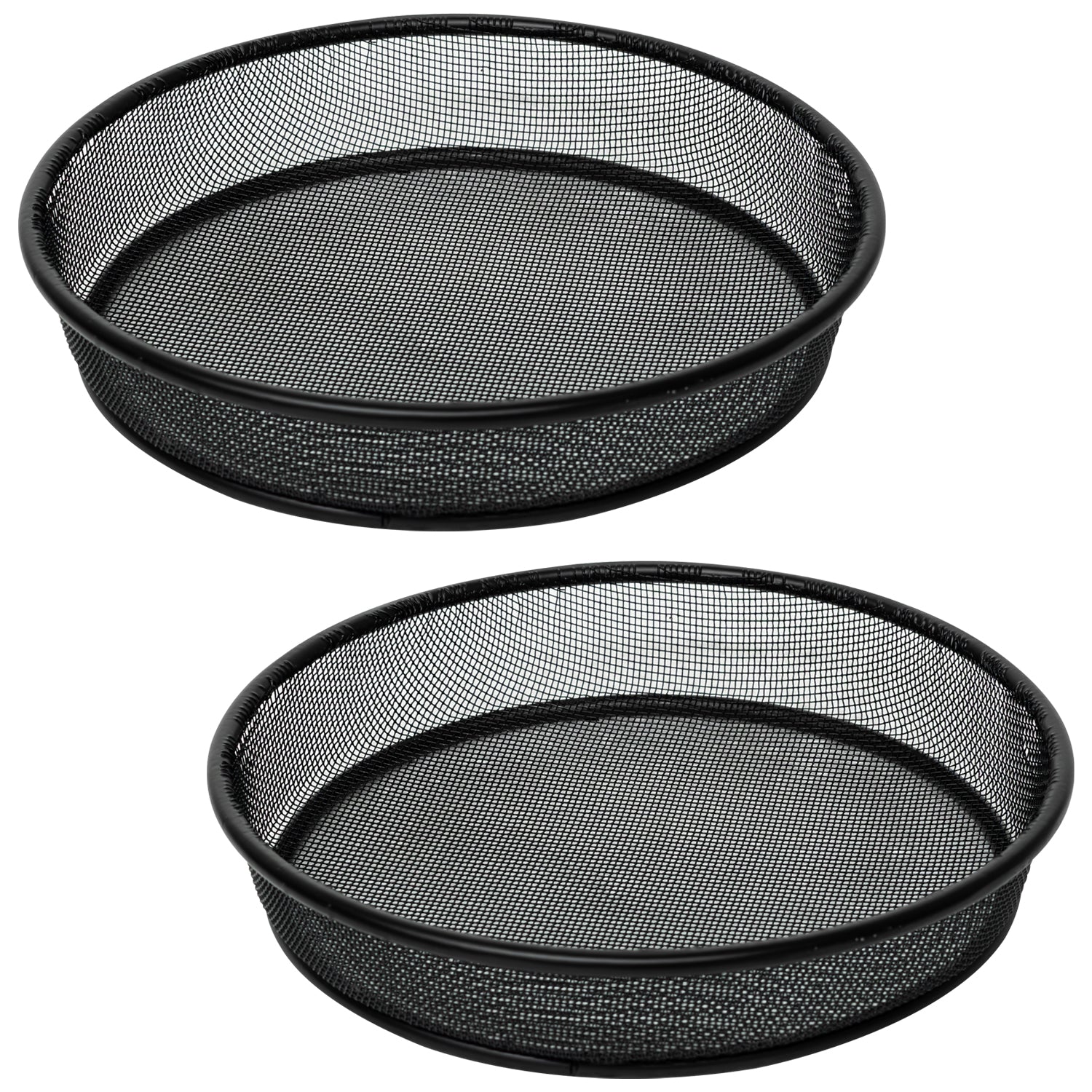 Woodside Universal Replacement Metal Mesh Garden Bird Seed/Nut Dish, 2 Pack