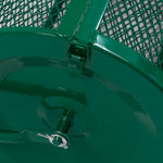 Woodside 76L Lawn Compost Spreader Top Dress Soil/Fertiliser/Seed Heavy Duty Garden Roller