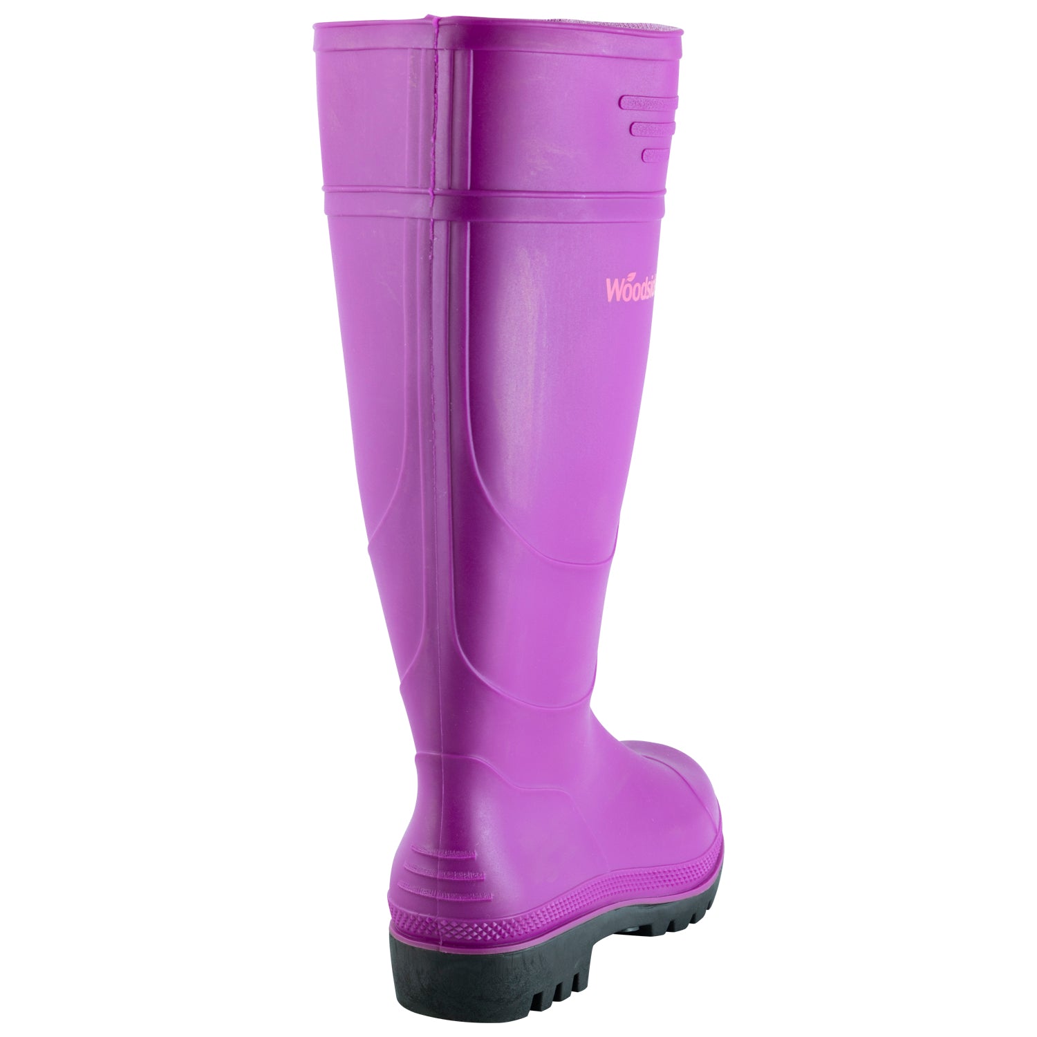 Woodside Waterproof Wellington Boots PURPLE