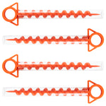 Andes Heavy Duty Ground Anchor Camping Threaded Tent & Gazebo Pegs (pack of 4)