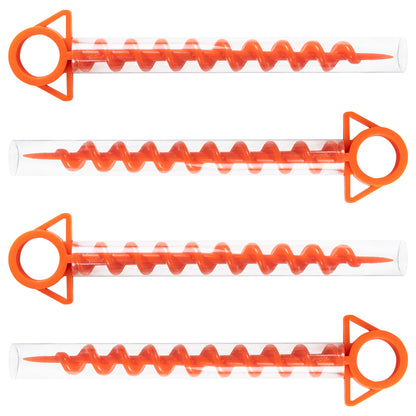 Andes Heavy Duty Ground Anchor Camping Threaded Tent & Gazebo Pegs (pack of 4)