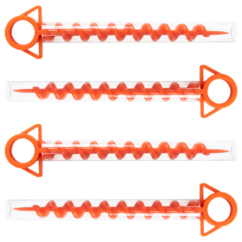 Andes Heavy Duty Ground Anchor Camping Threaded Tent & Gazebo Pegs (pack of 4)