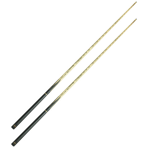 2 x Wollowo 57 Inch White Ash Wood Snooker/Pool Cues