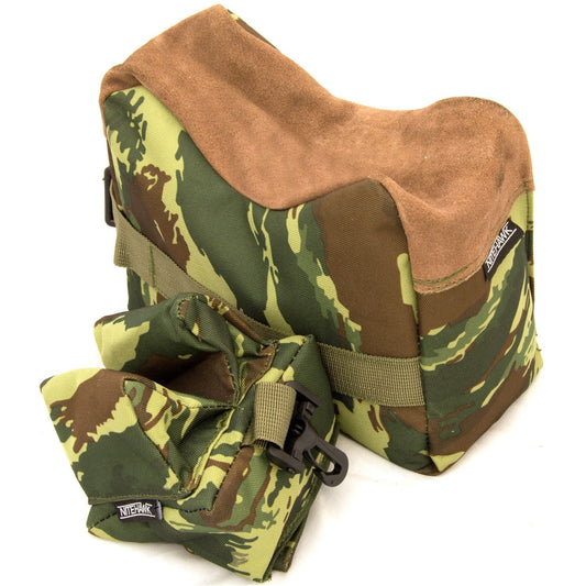 Nitehawk Rifle/Air Gun Front And Rear Rest Bench Bag Hunting Shooting