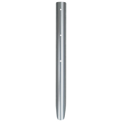 Woodside Lawn Edging Log Roll Stakes 10 Pack Durable Galvanised Steel, 46cm, Complete Kit