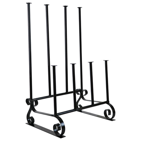 Woodside Steel Wellington Boot Rack/Walking Boot Storage Stand, Indoor & Outdoor