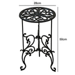 Woodside Heavy Duty Cast Iron Indoor/Outdoor Home/Garden Plant Pot Display Stand