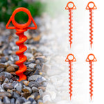 Andes Heavy Duty Ground Anchor Camping Threaded Tent & Gazebo Pegs (pack of 4)