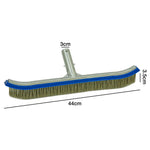 Woodside 18â€ Aluminium Swimming Pool Cleaning Brush Head Stainless Steel Bristles