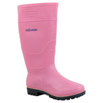 Woodside Pink Waterproof Wellington Garden Festival Boots Ladies/Girls Wellies