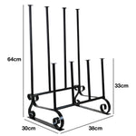 Woodside Steel Wellington Boot Rack/Walking Boot Storage Stand, Indoor & Outdoor