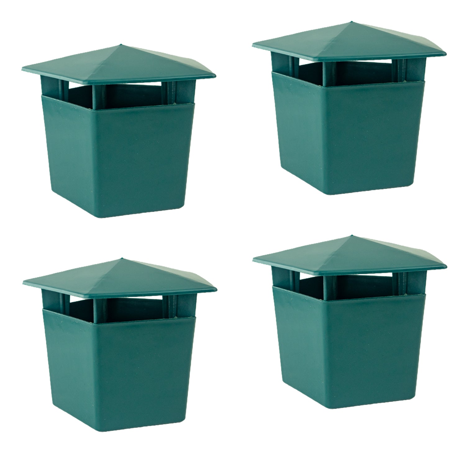 Woodside 4 Pack Snail Catcher Traps – Reusable Slug Control for Gardens, Natural Beer Trap Solution