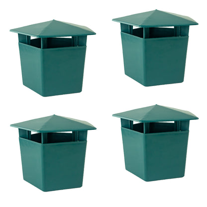 Woodside 4 Pack Snail Catcher Traps – Reusable Slug Control for Gardens, Natural Beer Trap Solution