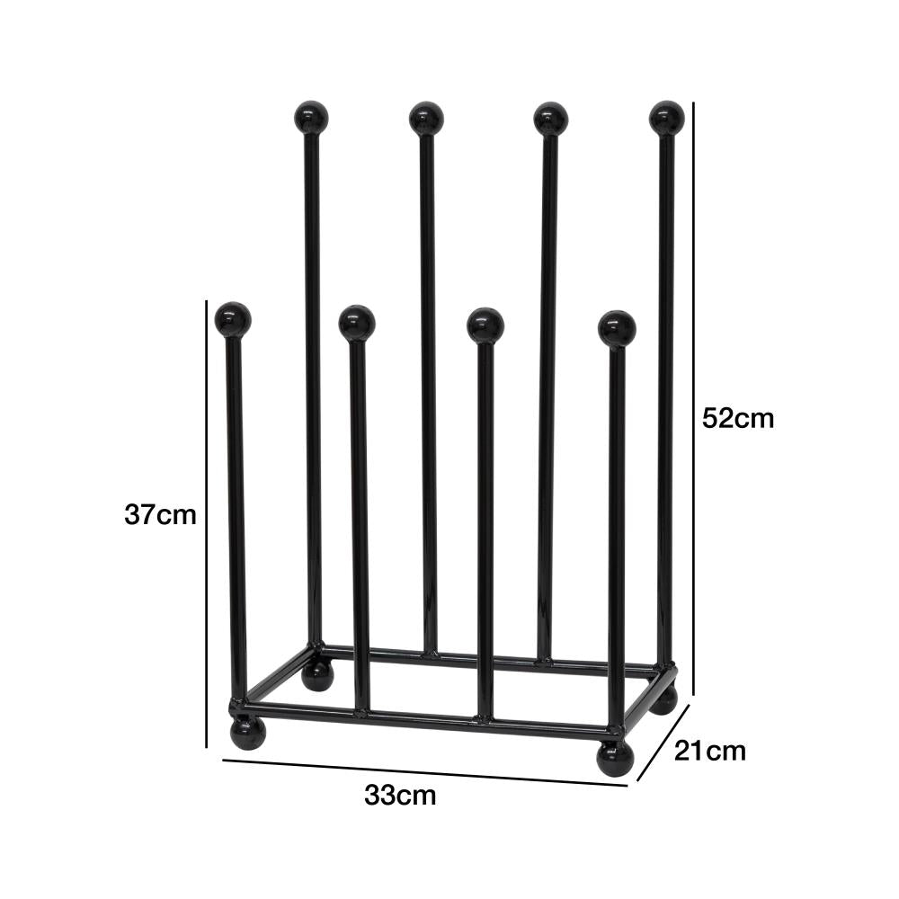 Woodside Morston Steel Wellington Boot Rack/Walking Boot Storage Stand, Indoor & Outdoor