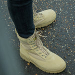 Nitehawk Army/Military Patrol Desert Leather Combat Boots Outdoor Cadet Security