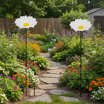 Woodside Cast Iron Bird Feeders Daisy Shaped Decorative Garden Seed & Nut Dish 5 PACK