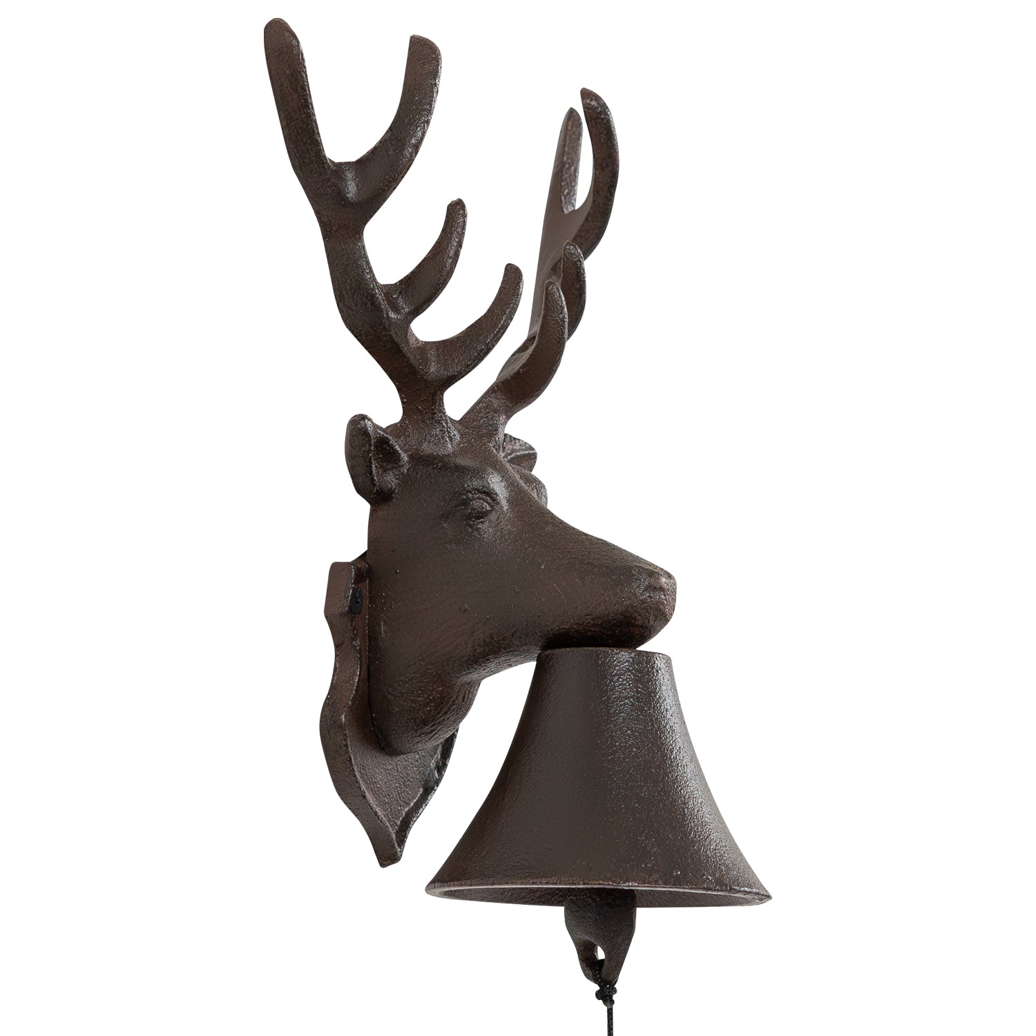 Woodside Cast Iron Wall Mounted Doorbell Chime Antique Deer/Stag Design