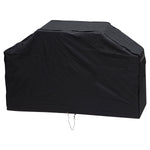 Woodside Black Premium Waterproof Garden Barbecue/BBQ Grill Cover