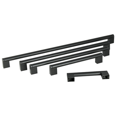 Hausen Kitchen Cupboard/Draw/Cabinet/Unit Stainless Steel Boss Bar Handles Black