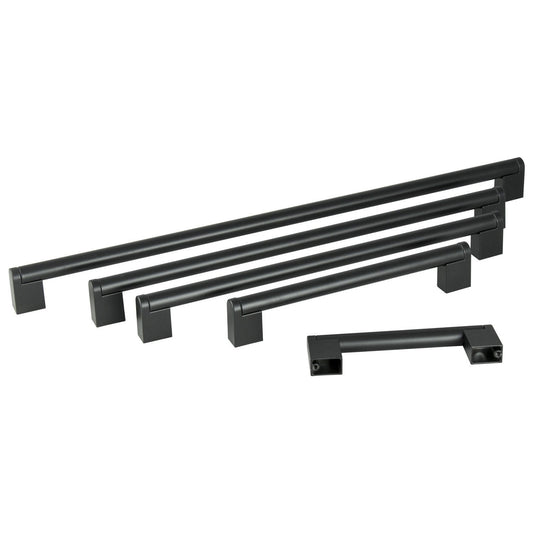 Hausen Kitchen Cupboard/Draw/Cabinet/Unit Stainless Steel Boss Bar Handles Black