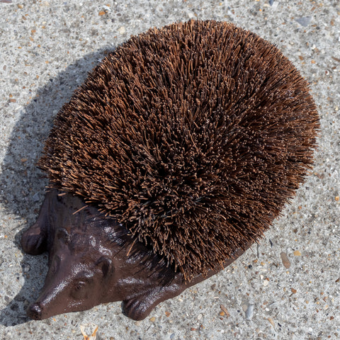 Woodside Cast Iron Hedgehog Boot Brush & Scraper