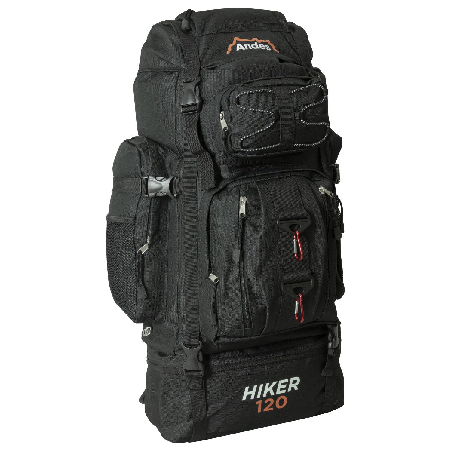 120 Lb Rucksack Andes 120L Hiker Backpack Extra Large Hiking/Camping Luggage Rucksack ...