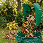 Woodside Long Handle Leaf Grabbers Garden Leaf Scoops with Foam Grip Handles Large Capacity Collectors