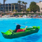 Inflatable Kayak Blow Up Two Person Canoe With Paddle Water Sports