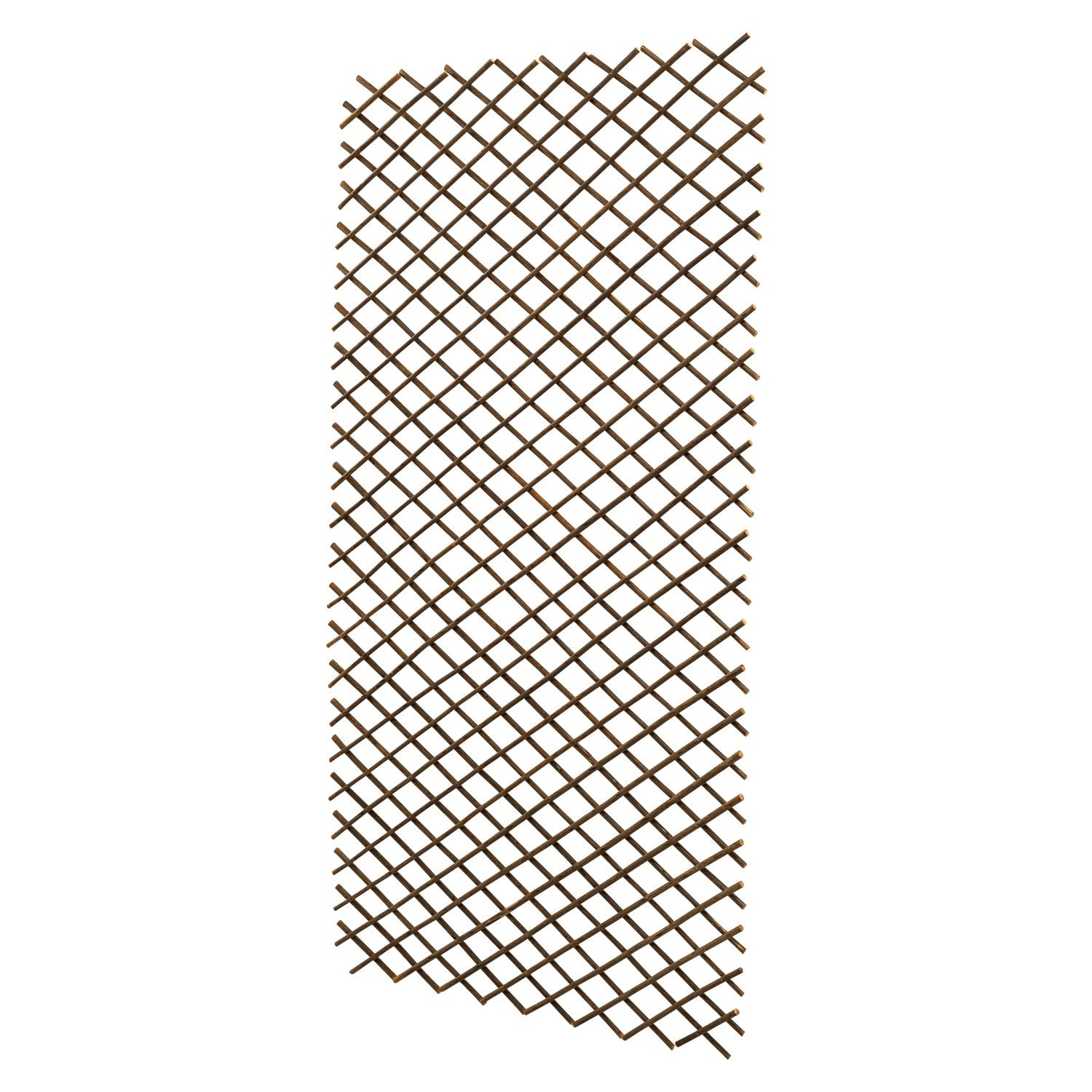 Woodside Expanding 180 x 90cm Willow Fan Wall Trellis - 2 Pack