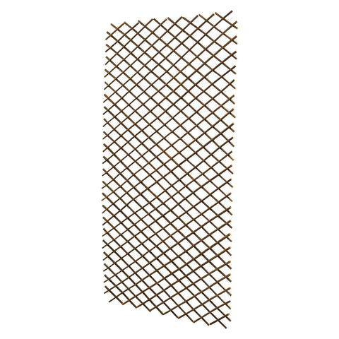 Woodside Expanding 180 x 90cm Willow Fan Wall Trellis - 2 Pack