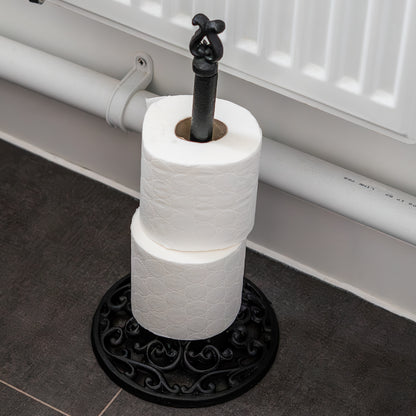 Woodside Cast Iron Toilet Roll Holder