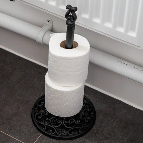 Woodside Cast Iron Toilet Roll Holder